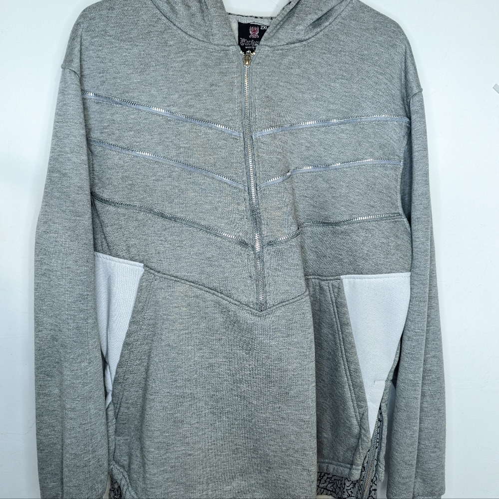 Blac Lacquer Gray Hoodie